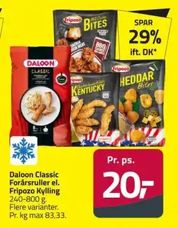 Fleggaard Daloon Classic Forårsruller el. Fripozo Kylling, DKK 20 tilbud