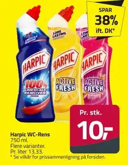 Fleggaard Harpic WC-Rens, DKK 10 tilbud
