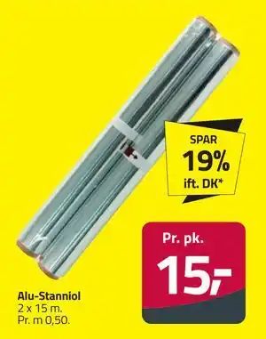 Fleggaard Alu-Stanniol, DKK 15 tilbud