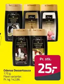 Fleggaard Odense Dessertsauce, DKK 25 tilbud