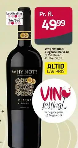 Fleggaard Why Not Black Elegance Malvasia, DKK 49.99 tilbud