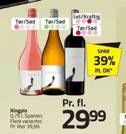 Fleggaard Kingpin, DKK 29.99 tilbud
