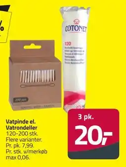 Fleggaard Vatpinde el. Vatrondeller, DKK 20 tilbud