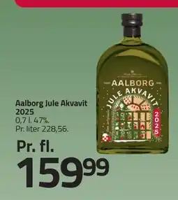 Fleggaard Aalborg Jule Akvavit 2025, DKK 159.99 tilbud