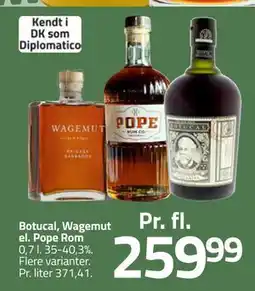 Fleggaard Botucal, Wagemut el. Pope Rom, DKK 259.99 tilbud