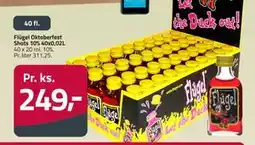 Fleggaard Flügel Oktoberfest Shots 10% 40x0,02L, DKK 249 tilbud