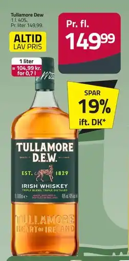 Fleggaard Tullamore Dew, DKK 149.99 tilbud