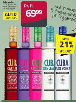 Fleggaard Cuba Vodka, DKK 69.99 tilbud