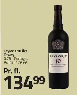 Fleggaard Taylor’s 10 Års Tawny, DKK 134.99 tilbud