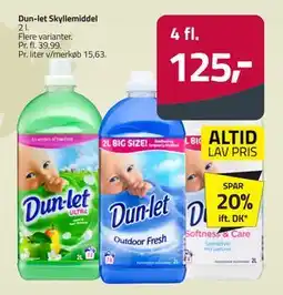 Fleggaard Dun-let Skyllemiddel, DKK 125 tilbud