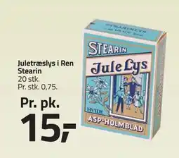 Fleggaard Juletræslys i Ren Stearin, DKK 15 tilbud