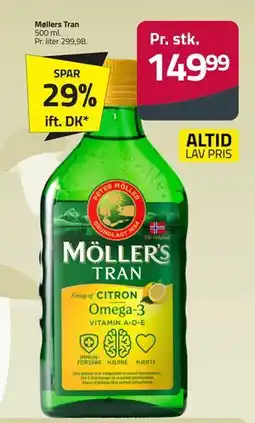 Fleggaard Møllers Tran, DKK 149.99 tilbud