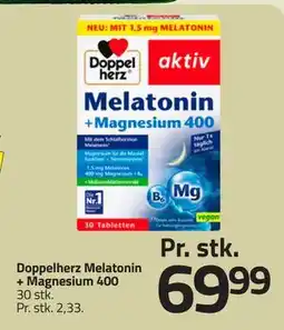 Fleggaard Doppelherz Melatonin + Magnesium 400, DKK 69.99 tilbud