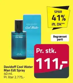 Fleggaard Davidoff Cool Water Man Edt Spray, DKK 111 tilbud