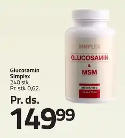 Fleggaard Glucosamin Simplex, DKK 149.99 tilbud