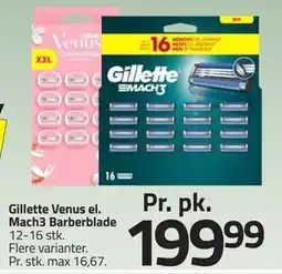 Fleggaard Gillette Venus el. Mach3 Barberblade, DKK 199.99 tilbud