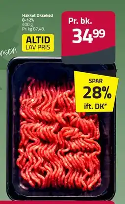 Fleggaard Hakket Oksekød 8-12%, DKK 34.99 tilbud
