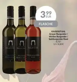 Nielsen's Discount KAISERSTUHL Grauer Burgunder/ Weißer Burgunder/ Spätburgunder Rosé tilbud