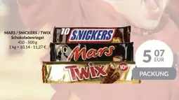 Nielsen's Discount Mars/snickers/twix schokoladenriegel tilbud