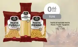 Nielsen's Discount Taste of nature pasta penne / fusilli / spaghetti tilbud
