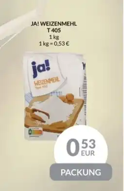 Nielsen's Discount Ja! weizenmehl t405 tilbud