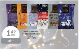Nielsen's Discount Toms guldknas 7 verschiedene sorten tilbud