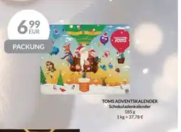 Nielsen's Discount Toms adventskalender schokoladenkalender tilbud