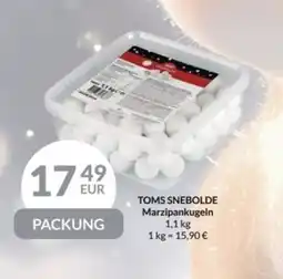 Nielsen's Discount Toms snebolde marzipankugeln tilbud