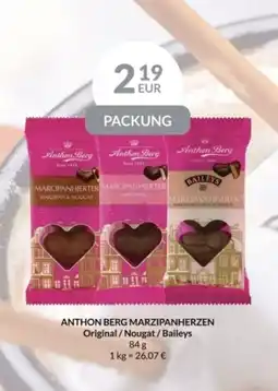Nielsen's Discount Anthon berg marzipanherzen original/nougat / baileys tilbud