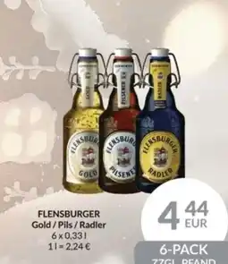 Nielsen's Discount Flensburger gold/pils/radler tilbud