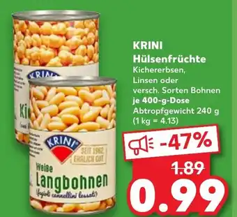 Kaufland DE KRINI Hülsenfrüchte tilbud