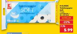Kaufland DE K-CLASSIC Toilettenpapier Soft tilbud