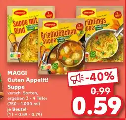 Kaufland DE MAGGI Guten Appetit! Suppe tilbud