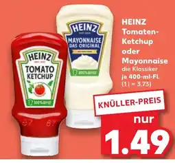 Kaufland DE HEINZ Tomaten- Ketchup oder Mayonnaise tilbud