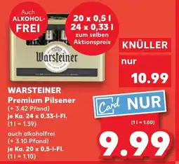 Kaufland DE WARSTEINER Premium Pilsener tilbud