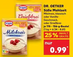 Kaufland DE DR. OETKER Süße Mahlzeit tilbud