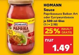 Kaufland DE HOMANN Sauce tilbud