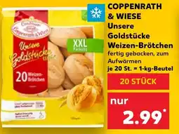 Kaufland DE COPPENRATH & WIESE Unsere Goldstücke Weizen-Brötchen tilbud