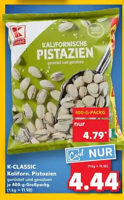 Kaufland DE K-CLASSIC Kaliforn. Pistazien tilbud