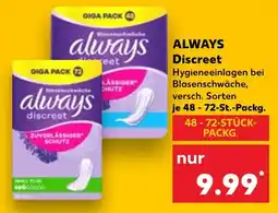 Kaufland DE ALWAYS Discreet tilbud