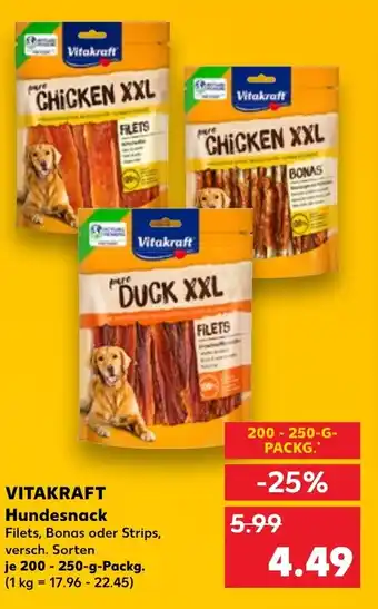 Kaufland DE VITAKRAFT Hundesnack tilbud
