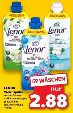 Kaufland DE LENOR Weichspüler tilbud