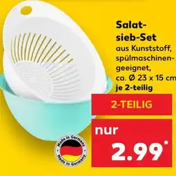 Kaufland DE Salat- sieb-Set tilbud