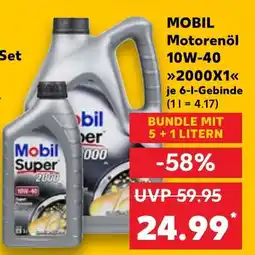 Kaufland DE MOBIL Motorenöl 10W-40 2000X1 tilbud