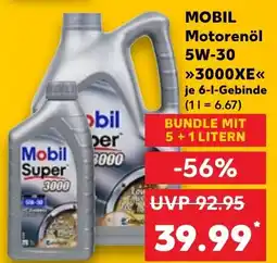 Kaufland DE MOBIL Motorenöl 5W-30 3000XE tilbud