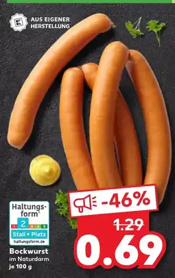 Kaufland DE Bockwurst tilbud