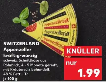 Kaufland DE SWITZERLAND Appenzeller kräftig-würzig tilbud