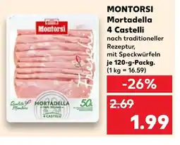 Kaufland DE MONTORSI Mortadella 4 Castelli tilbud