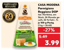 Kaufland DE CASA MODENA Parmigiano Reggiano DOP tilbud