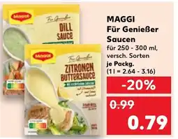 Kaufland DE MAGGI Für Genießer Saucen tilbud